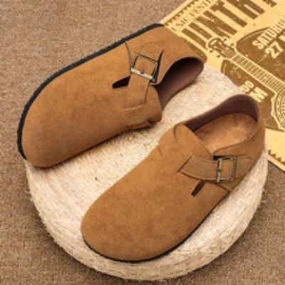 Comwarm Пробковые шлепанцы для мужчин Летние домашние сандалии без задника Мужские пляжные шлепанцы Женские пробковые шлепанцы Модные мюли