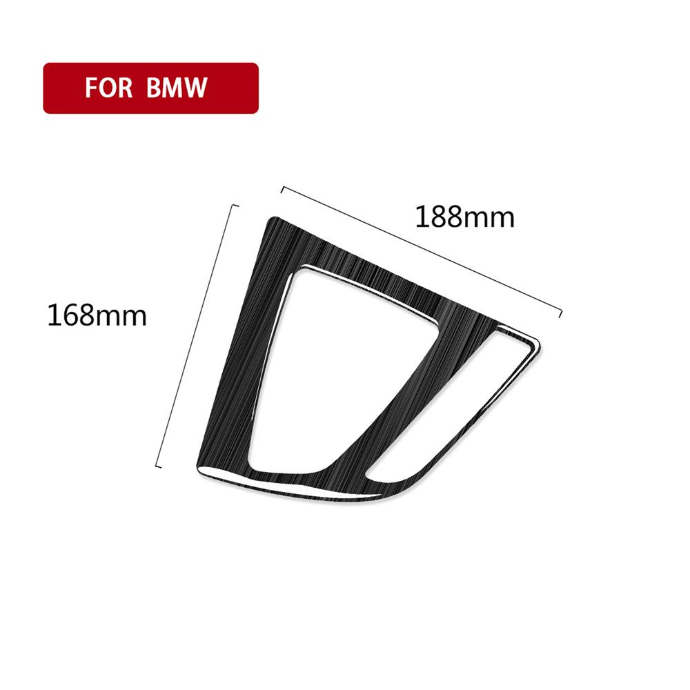 Carbon Fiber Gear Shift Panel Trim Sticker For BMW 3 Series F30 GT F34 2013-2017