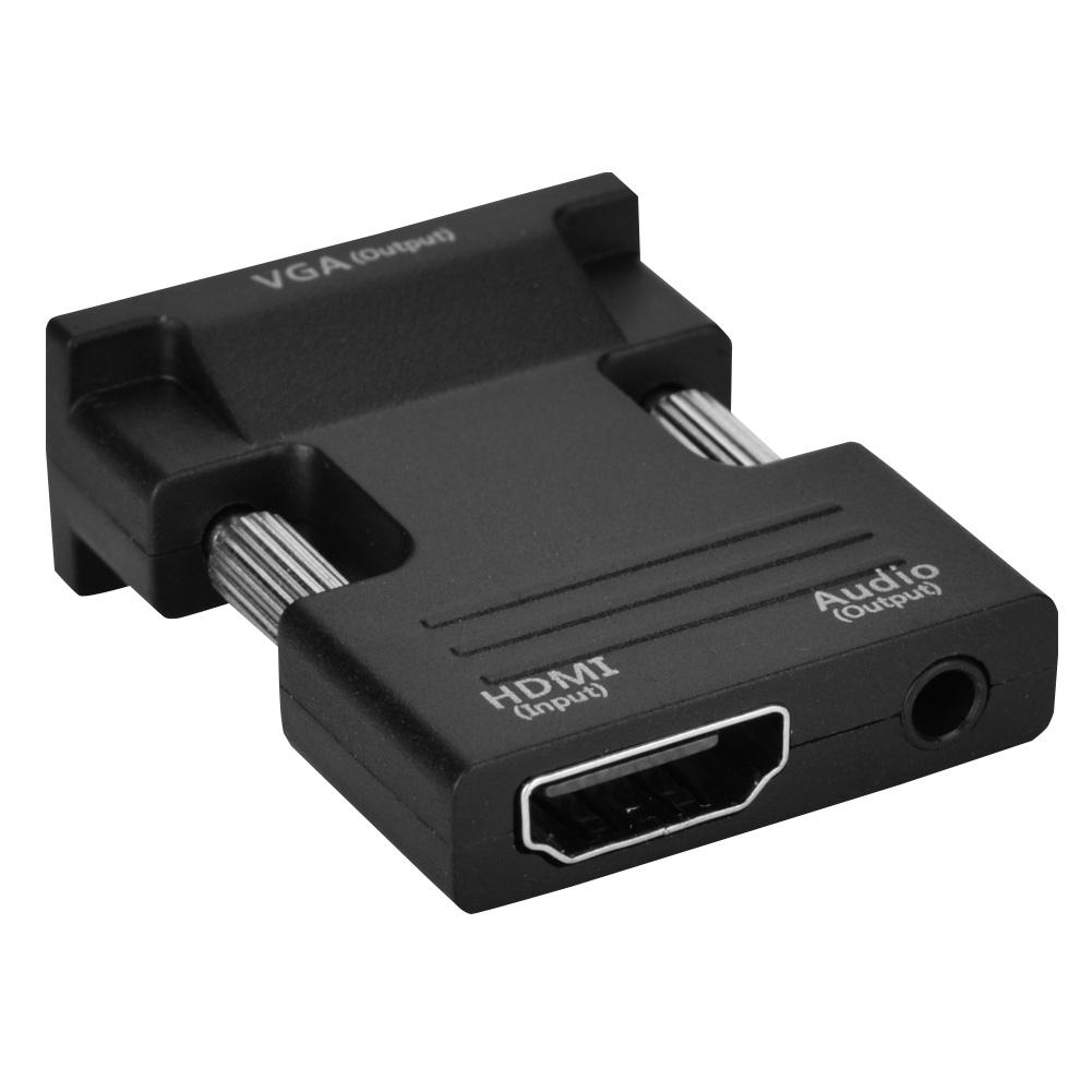 1080P HDMI Female to VGA Male with Audio Output Converter Adapter
