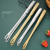 Food Tongs Food Clip Food Grade Heat-resistant No Odor Anti-deformed Smooth Edge Stainless Comfortable Grip Anti-slip