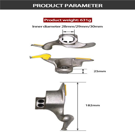 28/29/30mm Bird Head Tire Changer High Strength Cast Steel Bead Breaker Push-out Disassembly Head For Car Motorcycle Tire Machine