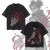 Горячая Аниме Jujutsu Kaisen Чосо Крутая Печать Футболка Мужская Женская С Коротким Рукавом Одежда Хлопковая Футболка Ретро Стиранная Футболка Манга Топы