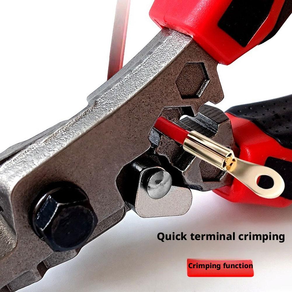 Многоцелевые промышленные ножницы Ножницы электрика, Стриппер для проводов Обжимка Резка проводов Резка листового металла и кабелей