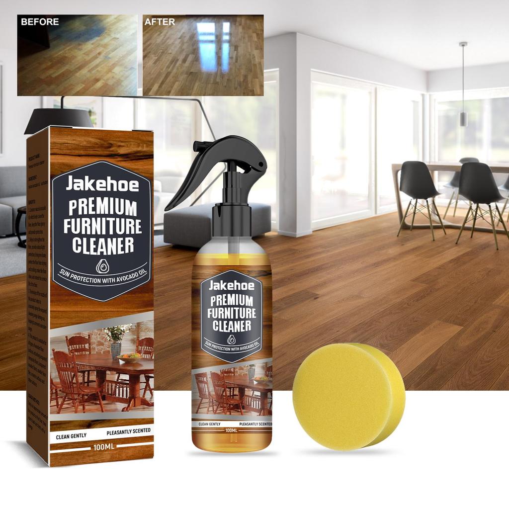 Jakehoe Floor Cleaner Wood Floor Marble Floor Powerful Stain Remover Brightening and Polishing Cleaner