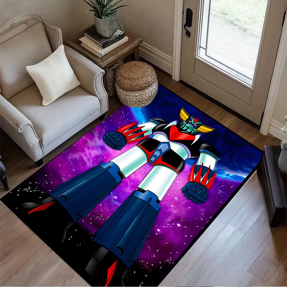 Robotic Hero Space. Floor Mat Perfect for Study room Hallway Balcony Entryway Antislip Carpet Anime Office Decor Perfect Birthday/Christmas Gift Idea