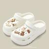 Туфли с дырочками на толстой подошве Eva, женская верхняя одежда, не пахнущие ноги, летняя, мягкая, нескользящая, пляжная обувь для женщин
