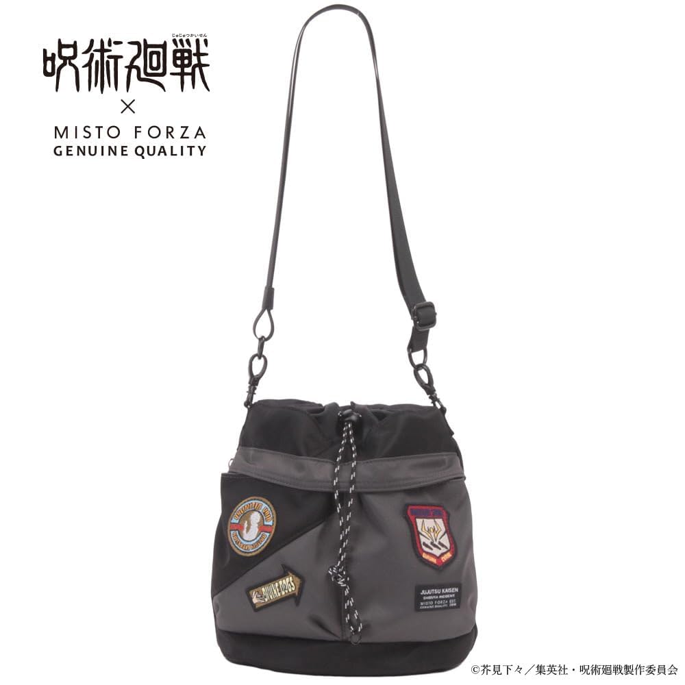 Shoulder Jujutsu Kaisen Collaboration Patch Model 2Way TOOL BAG FMJ10 Black Black [Mistforza]