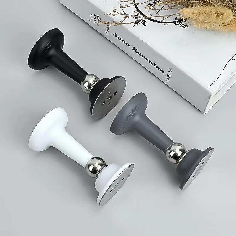 Сильный магнитный бесшумный дверной стопор для дома, спальни, без сверления, присоска для двери, силиконовый напольный дверной стопор против столкновений