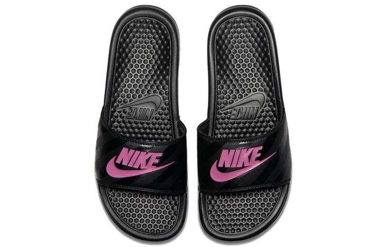 Nike Benassi Jdi Черный Ярко-розовый Черный Женские Женские 343881-061