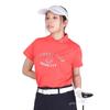 [Pin Apparel] Women's Short-sleeved High-neck Shirt (brand Logo)  Golf Innerwear  622-5167100 090Pink M