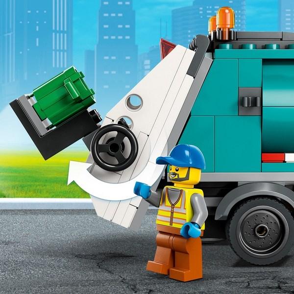 LEGO City 60386 Грузовик для мусора, разноцветные