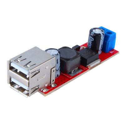 Dual USB DC DC 6V-40V до 5V 3A понижающий двойной USB модуль преобразователя зарядного устройства для автомобиля LM2596 Buck