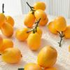 Имитация плодов мушмулы Модель Искусственный фрукт Украшение Идеально подходит для DIY дома и для фотосъемки Дисплейный орнамент