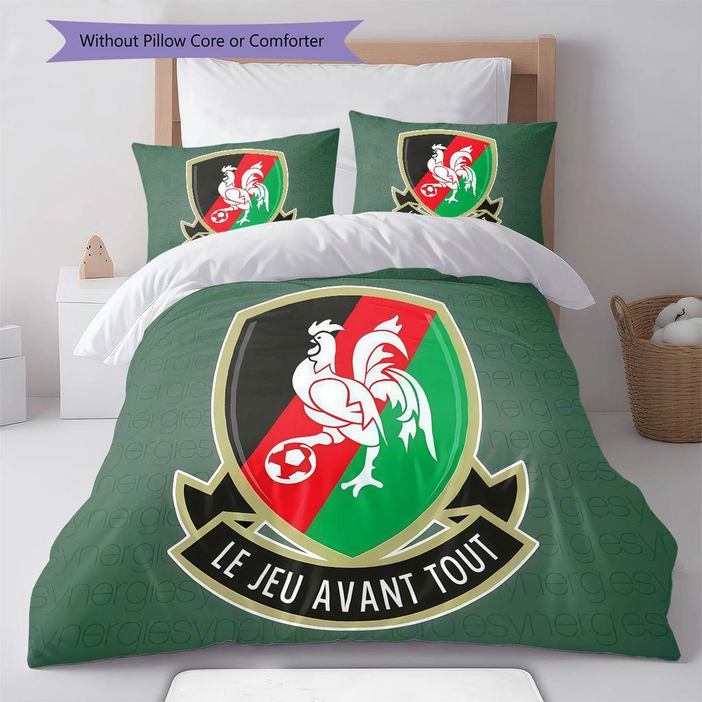 Glentoran Heart Bedding Quilt Set Quilt Cover Pillowcase Home Decoration Birthday Gift (1 * duvet cover + 2 * pillowcase, without core)