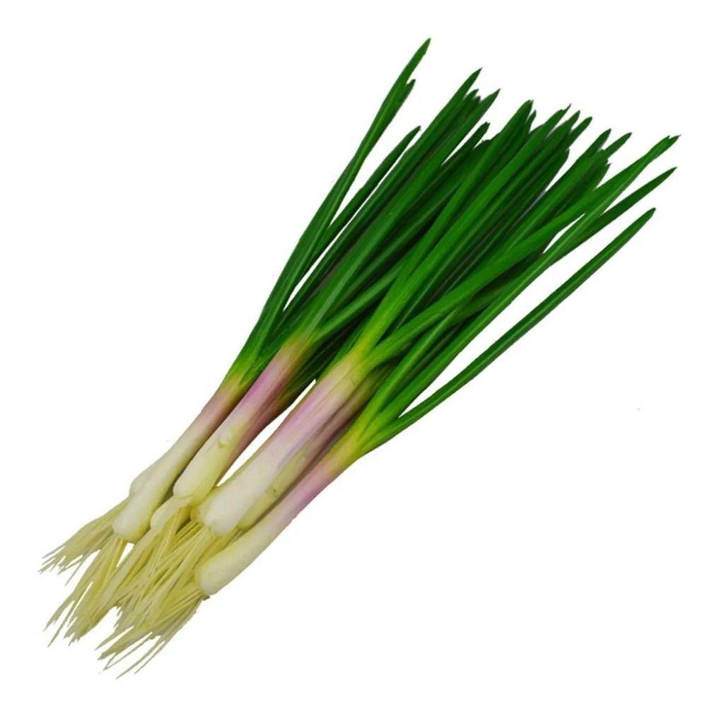 PU Artificial Green Onion Realistic Imitation Scallions Model Simulation Vegetable Counter