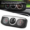 Multi Functional Compass Dash Mount Navigation Compass 3 In 1 Car Truck Dash Mount Navigation