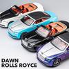 1:24 Scale Rolls Royce Dawn Phantom Sports Car Model Toy Sound Light Pull Back Shock Absorption Vehicle Decorate Birthday Gifts