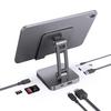 USB C Hub Stand Enhanced 7 в 1 Док-станция 4K HDMI Адаптер для портативного 100 Вт PD USB Multiport 2 x USB Card Audio Jack для iPad Macbook Pro - USB-C