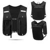Lightweight Unisex Running Hydration Vest Adjustable Chest Strap Reflective for Long Distance Running Hiking