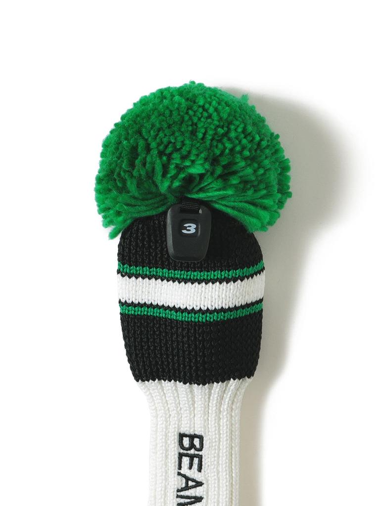 Beams Golf Футболка с коротким рукавом, вязаная, чехол для головы 2 (Фэрвэй Вуд) Зеленый - 81040135833