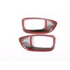 For Jaguar F-pace 2017-2020 Power Seat Control Button Frame Trim 2X Carbon Fiber