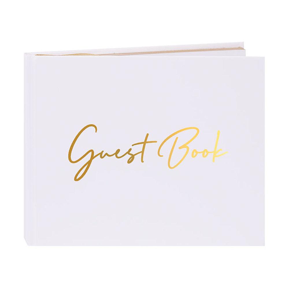 Elegant Wedding Guest Book 100 Pages for Engagements Parties Baby Showers Anniversaries Birthdays Bridal Showers Graduations Funerals Hotel Event