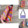 Soft Silicone Pop It Shoulder Bag With Decompression Toys For Stress Reduction