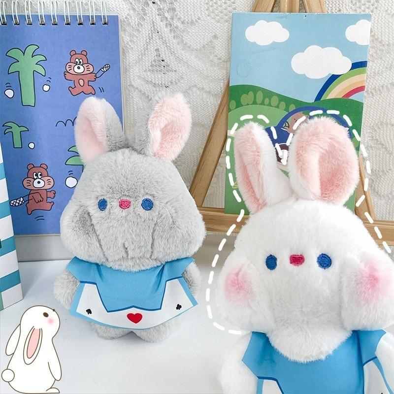 Adorable Plush Bunny Keychain Toy Soft Lilith Rabbit Doll Stuffed Animal Bag Charm