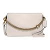 Coach Signature Chain Crossbody 23 Small Classic Logo C Chain Leather Shoulder Bag Women bags White 78801-B4HA