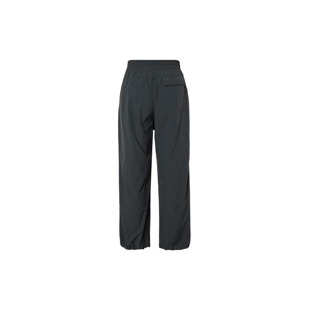 Uniqlo Однотонные свободные повседневные брюки с широкими штанинами женские низ Светло-серый 464888-07