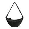 Women's Genuine Leather Croissant Messenger Bag - Elegant High-End Commuting and Casual Bag