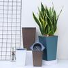 Square Shape Bonsai Flowerpot Brick Pattern Succulent Flower Pot Balcony Plant Pot  Garden Supplies