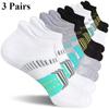 3 пары мужских коротких носков, хлопковые, влагоотводящие и дезодорирующие спортивные носки, низкие, с мелким вырезом, четырехсезонные, короткие