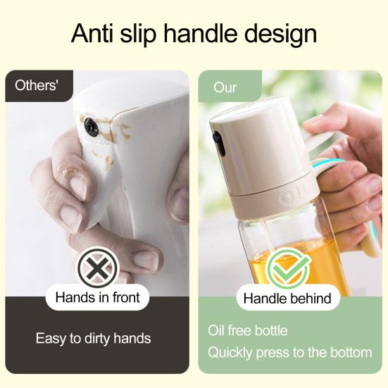 Распылитель тумана оливкового масла 180/250 мл, бутылка-распылитель масла без бисфенола А, кухонный гаджет для приготовления салатов во фритюрнице