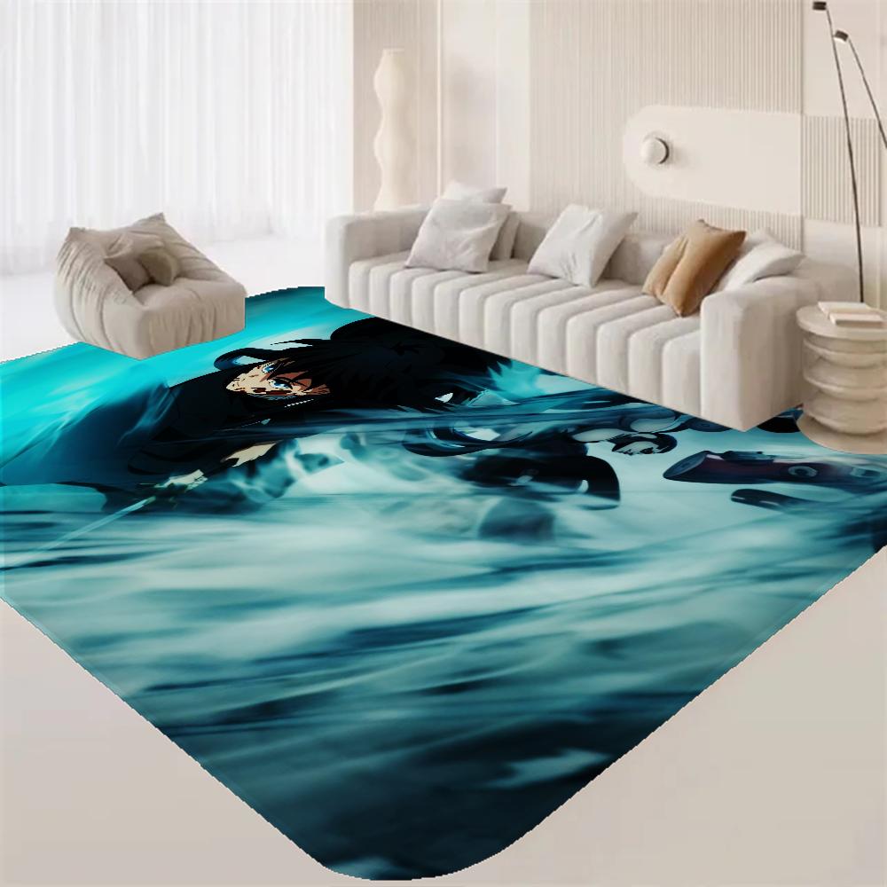 Аниме Муичиро Токито Ковер для прихожей Моющийся Нескользящий Коврик для зоны дивана и кресел в гостиной Кухонный коврик Прикроватный коврик