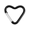 20 шт. карабин в форме сердца, прочный алюминиевый брелок с пружинным крючком для рюкзака