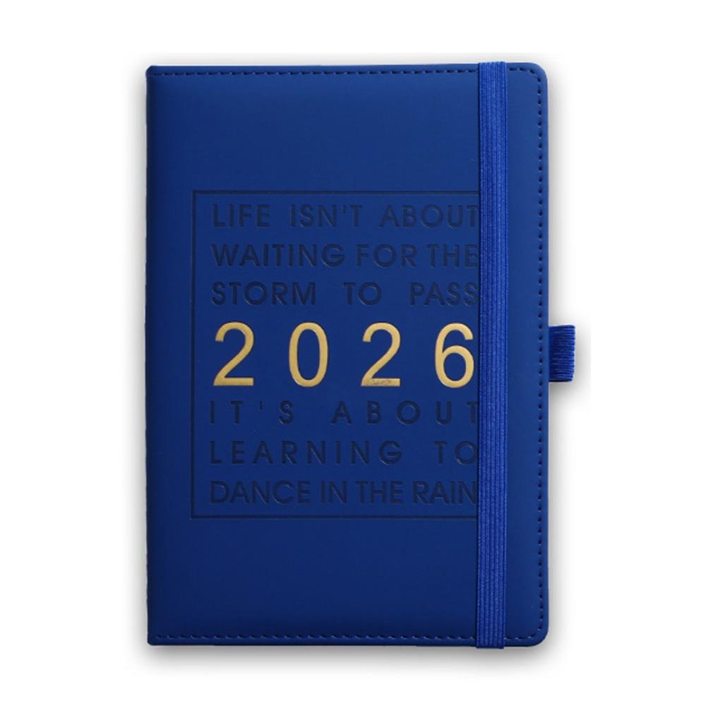 12 Months 2026 Schedule Planner Notepad English 365 Days Efficiency Notebook  Business