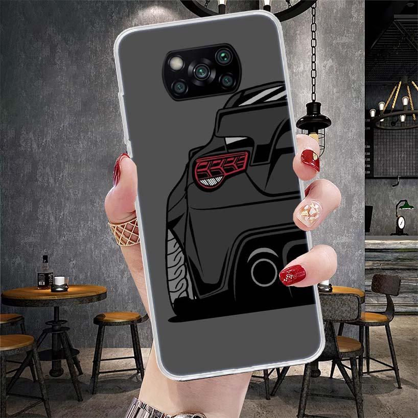 Япония JDM Спортивные Автомобили Комикс Мягкий Чехол Для Телефона Для Xiaomi Redmi 15C 15 13C 13 Poco X5 X6 X7 F7 Ultra M7 12C 12 10 10C 9C 9A 9T 9 Fu