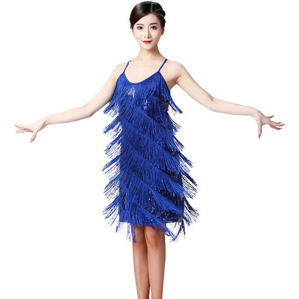 Женское сексуальное платье с пайетками для латинских танцев, бальных танцев, сальсы, танго, ча-ча-ча, румбы, самбы, танцевальная одежда, танцевальный костюм для выступлений