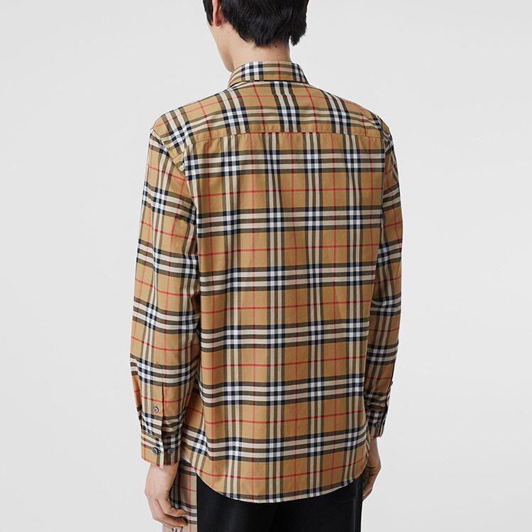 Burberry Рубашка Осень Унисекс Классический Стиль Желтый 8022268-A2219