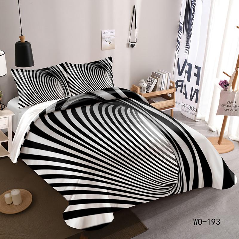 RunGrape 3D Пододеяльник Постельное белье Двуспальный Полуторный Королевский размер 240x220 Скандинавский Чехол на кровать 150 Евро Постельное белье Покрывало 200x200