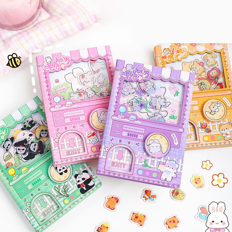 Блокнот Капибара Шейк - Интересный блокнот-антистресс, Портативный с цветными внутренними страницами