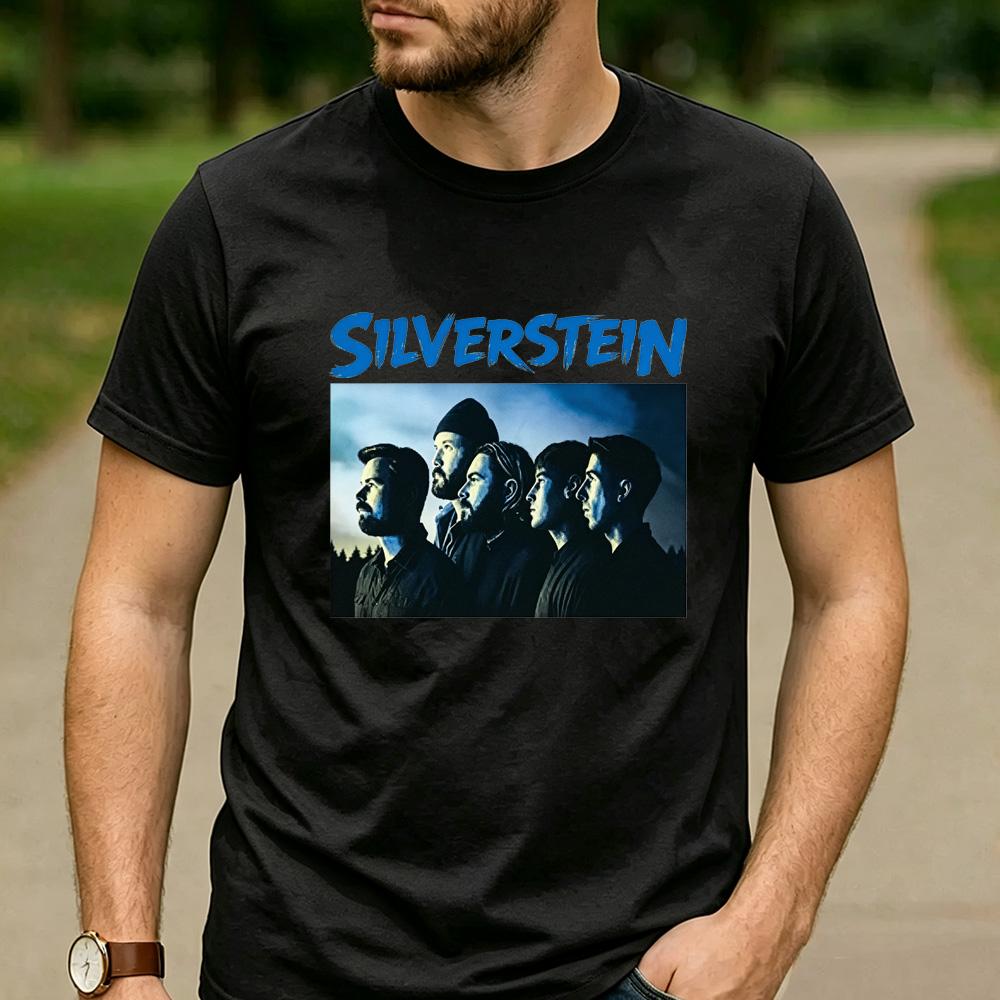 Silverstein Out Of This World Cotton T Shirt PostHardcore Band Graphic Unisex Short Sleeve Casual Streetwear Daily Music Tops