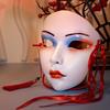 Расписанная вручную маска Маска для вечеринки на Хэллоуин Маска на все лицо Маска для маскарада для женщин Аксессуары для костюма для косплея на Хэллоуин