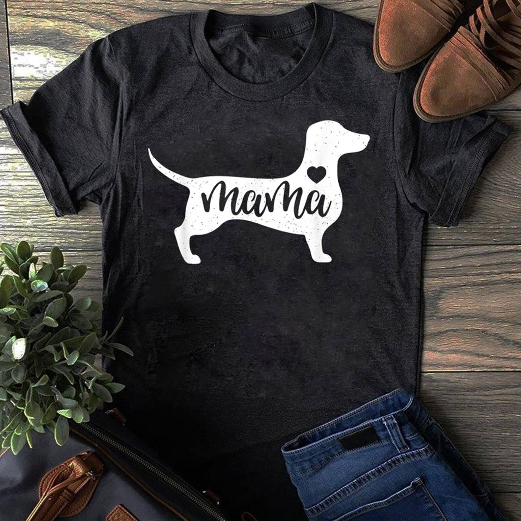 Dachshund Mothers Day Mama Dog Mom Paw Lover Gift T-Shirt - Funny Dog Shirt, Dog Mom, Dog Lover Gift, Dog Lover, Dog Shirts