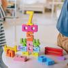 Colorful Stacking Games Toys Montessori Enlightenment Teaching Aids Number Building Block  For Kids
