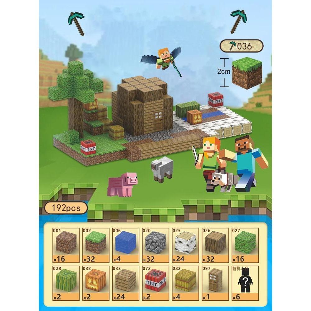 Magnetic Building Blocks Toy Build Mine Magnet World Construction Set STEM Sensory Educational Christmas Gift