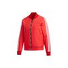 Neo Casual Striped Design Long Sleeve Cotton Jacket Women Jacket Light-Crimson GP3025