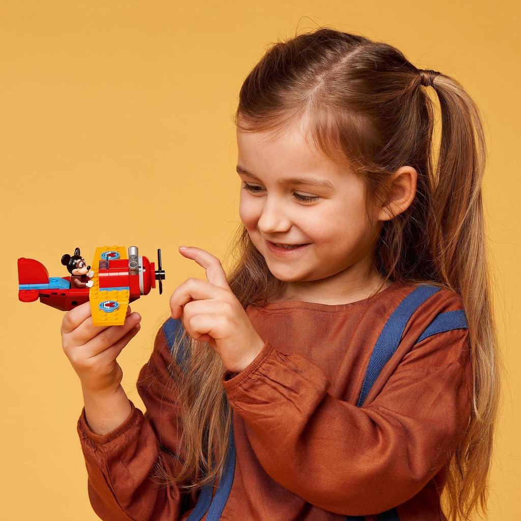 LEGO Mickey Friends Propeller Airplane 10772 Toy Block Present Vehicle Vehicle Airplane Airplane Boys Girls 4 Years Old and Up & Mickey's