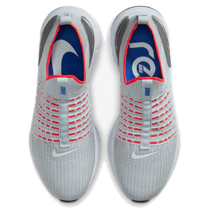 Nike Кроссовки React Phantom Run Flyknit 2 Pure Platinum Flash Crimson CJ0277-007